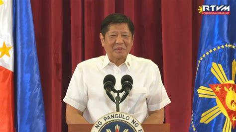 Arrival Statement by President Ferdinand R. Marcos Jr. upon his .